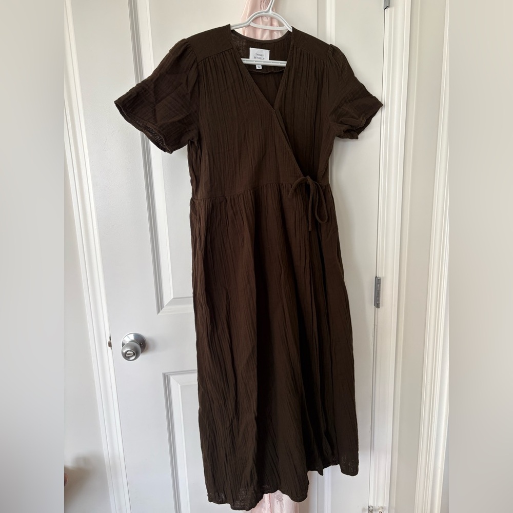 Neuflora Fall River Dress (Olive Brown) Small